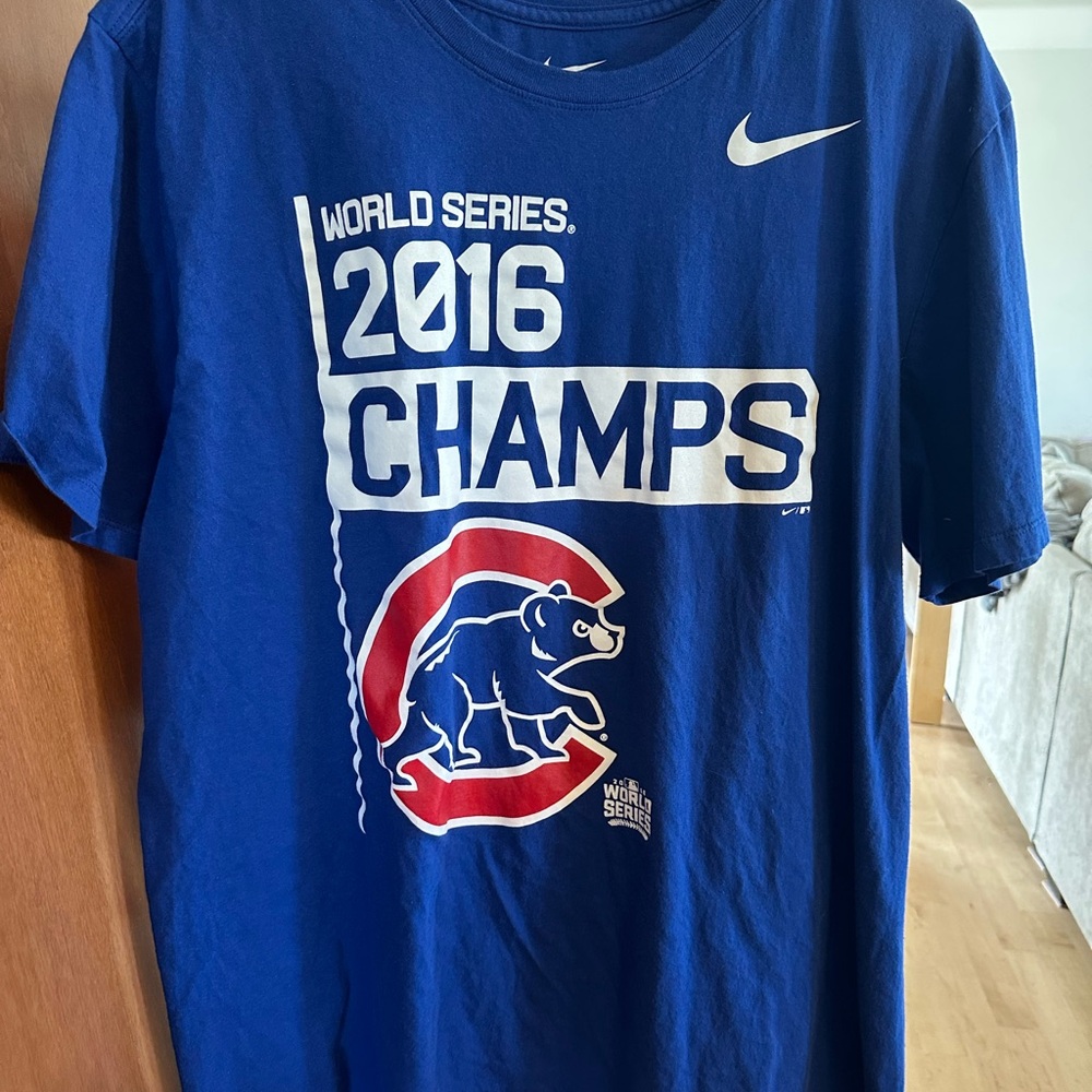 Nike Athletic Cut Blue Tee